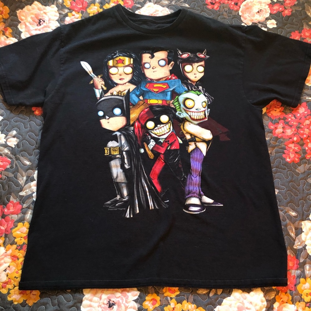 DC characters shirt Batman Harley Quinn Joker